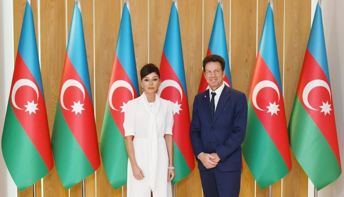 Mehriban Aliyeva met with MEDEF President
