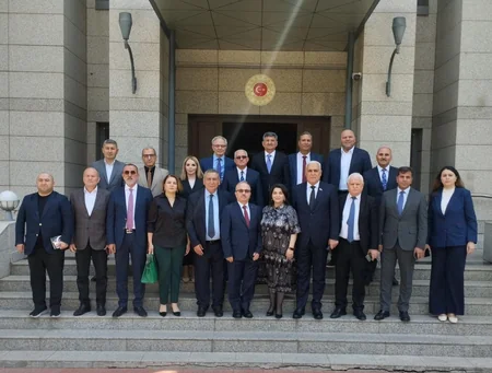 Mətbuat Şurası İdarə Heyətinin üzvləri Türkiyənin Azərbaycandakı səfirliyində olublar