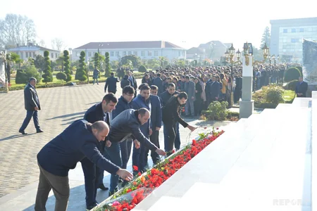 Lənkəranda ümummilli liderin vəfatının 15 illiyi qeyd olunub