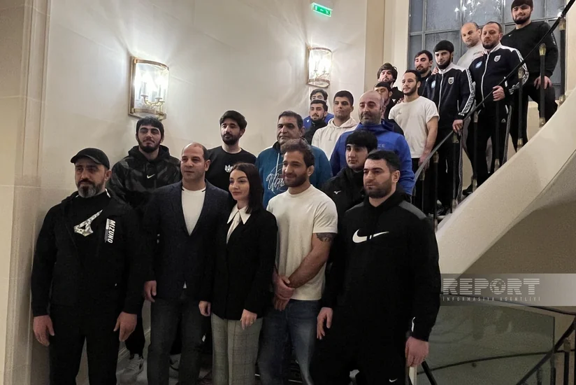 Cüdo üzrə Azərbaycan milli komandasının üzvləri Parisdə səs veriblər 