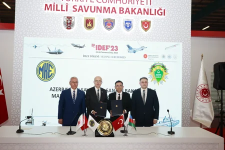 Azərbaycan Müdafiə Sənayesi Nazirliyi ilə TUSAŞ şirkəti arasında Niyyət Protokolu imzalanıb