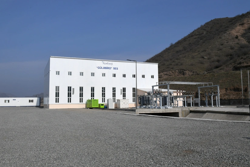 Güləbird Su Elektrik Stansiyası istismara verilib