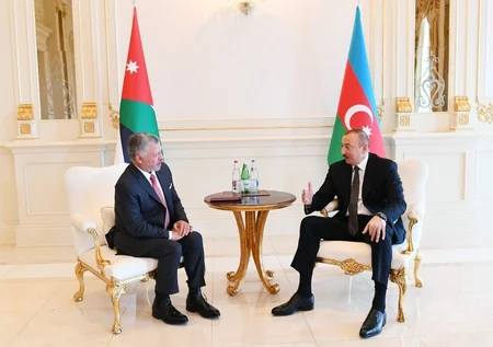 President of Azerbaijan, King of Jordan held one-on-one meeting