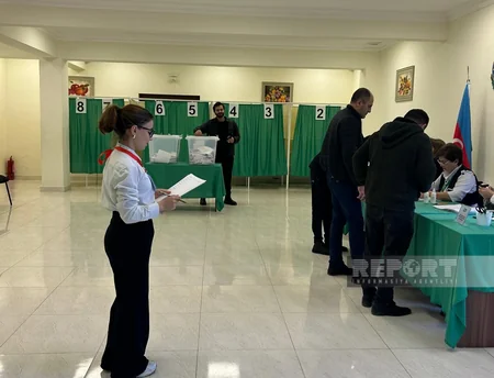Tələbə-gənclər prezident seçkilərini müşahidə edirlər