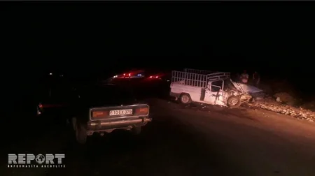 İmişlidə yol qəzası olub, xəsarət alan var - FOTO