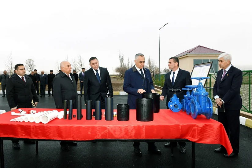 Culfanın Yaycı kəndini içməli su ilə təmin edəcək su şəbəkəsi istifadəyə verilib