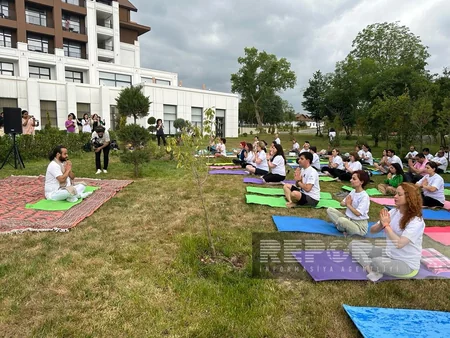 Şabranda Ümumdünya Yoqa Günü qeyd olunub