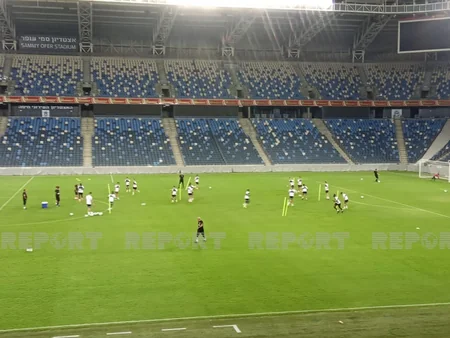 Neftçi Sammi Ofer stadionunda məşqə çıxıb