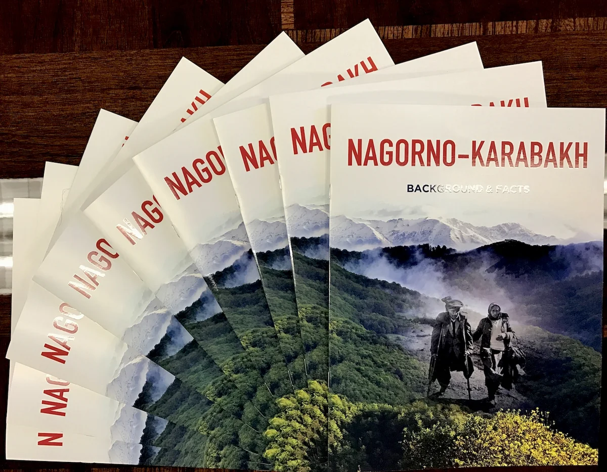 A booklet on the Armenia-Azerbaijan conflict published in Los Angeles