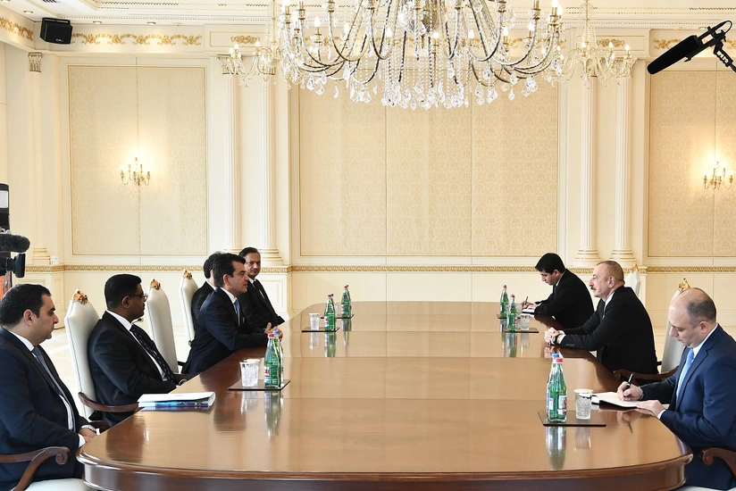 President Ilham Aliyev receives ICESCO Director General