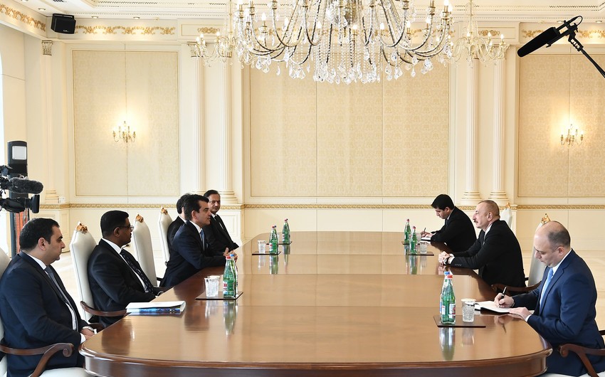 President Ilham Aliyev receives ICESCO Director General