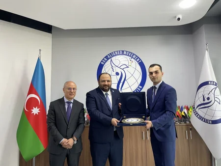 Qoşulmama Hərəkatı Gənclər Təşkilatının nümayəndələri Liviya rəsmiləri ilə görüşüblər