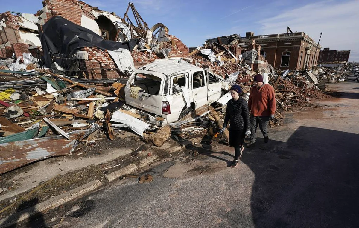 ABŞ-da qasırğa qurbanlarının sayı 84 nəfəri ötüb