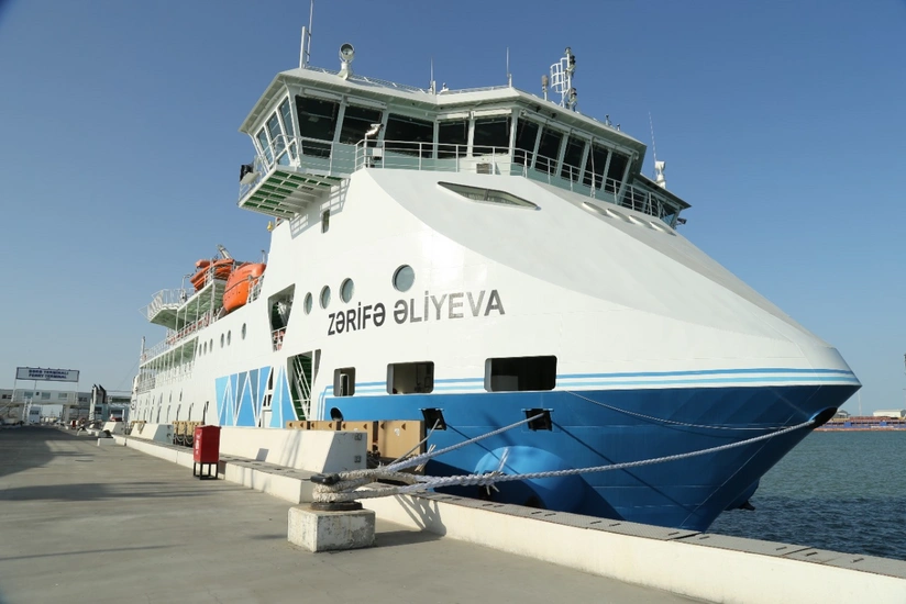 Ro-Pax-type ferry vessel “Zarifa Aliyeva” sets sail for its maiden voyage