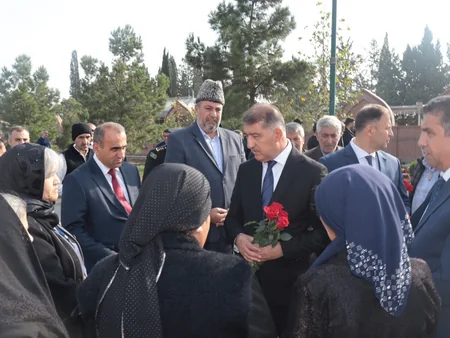 Samuxda şəhidlərin xatirəsi yad edilib