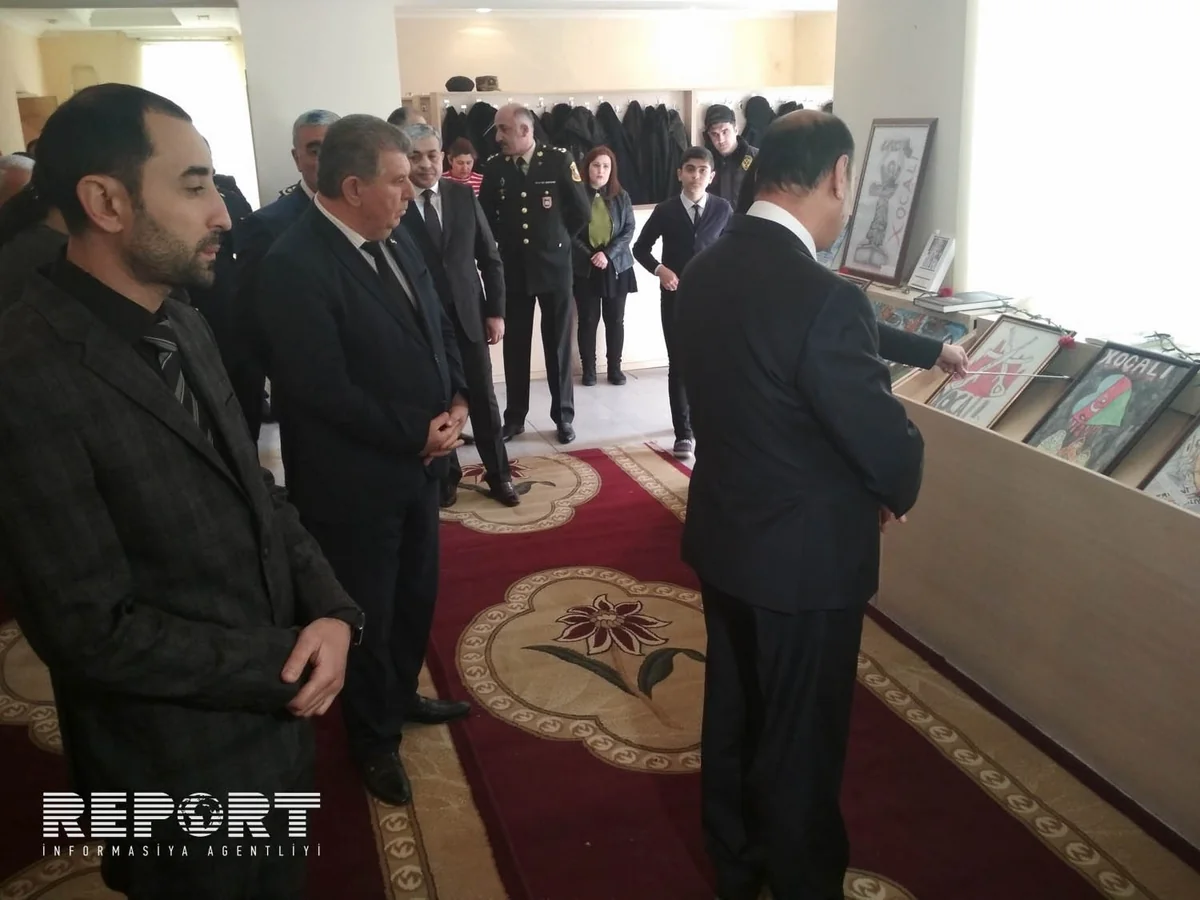 Bərdədə Xocalı soyqırımı qurbanlarının xatirəsi anılıb - FOTO