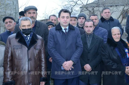 Şabranda Vətən müharibəsi şəhidinin barelyefi qoyulub   