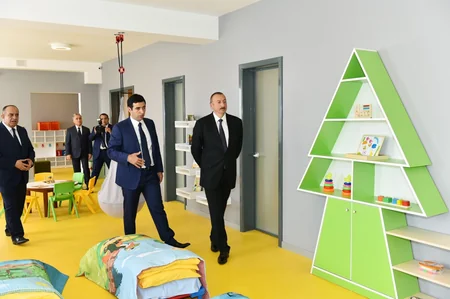 Qaxda 180 yerlik yeni körpələr evi-uşaq bağçası istifadəyə verilib