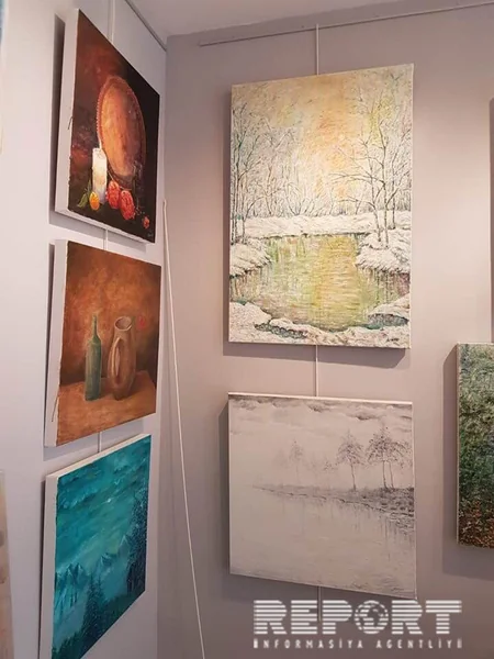 Works by Azerbaijani artists exhibited at Paris art gallery - PHOTO