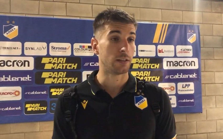 APOEL-in hücumçusu: Cavab oyununda 100 yox, 2 qol vurmalıyıq