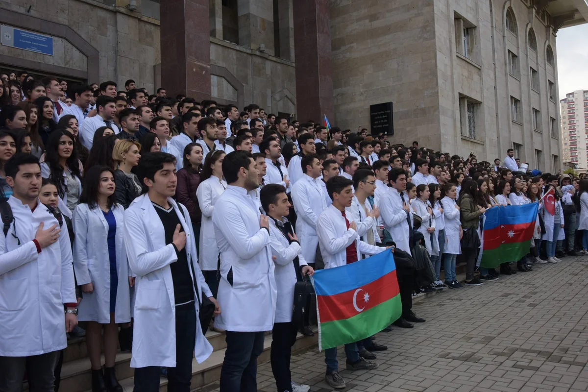 Azerbaijan Medical University students call on international community to condemn Armenia for agression