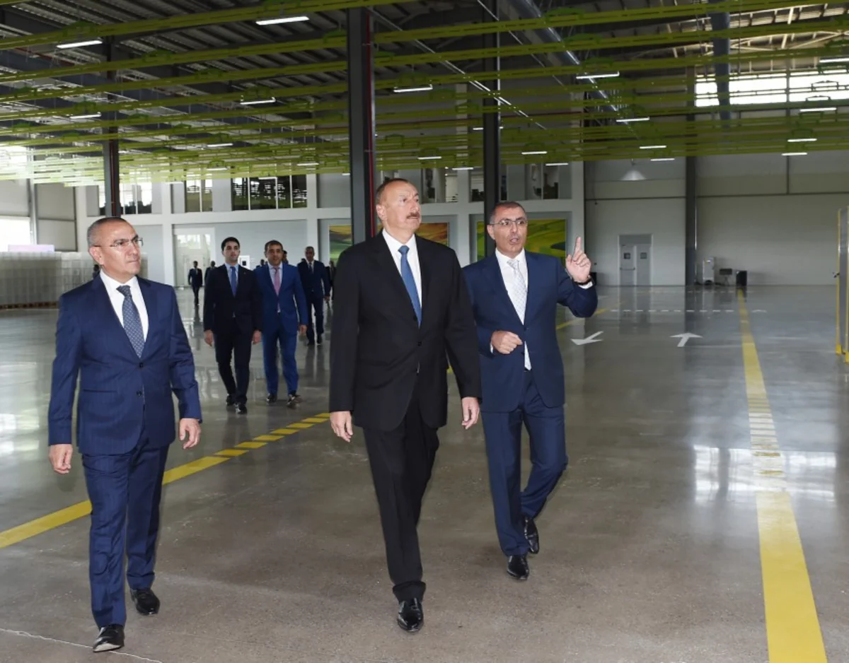 Prezident İlham Əliyev “Şəmkir Aqroparkı”nın Logistika Mərkəzinin açılışında iştirak edib