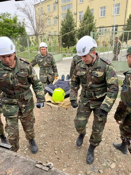 FHN-in Xüsusi Riskli Xilasetmə Xidmətində komanda-qərargah təlimi keçirilib