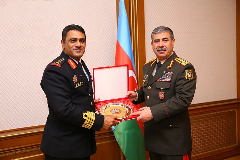 Defence minister Zakir Hasanov awarded Supreme Officer Medal