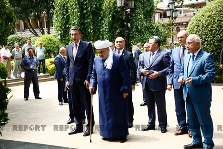 Allahşükür Paşazadə Gürcüstanda rəsmi səfərdədir