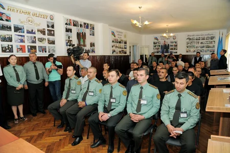 ​A group of prisoners released under amnesty in Azerbaijan