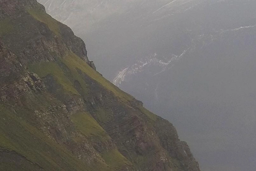 Şahdağa qar yağıb