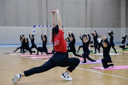 Naxçıvanda gimnastlar üçün ustad dərsi keçirilib