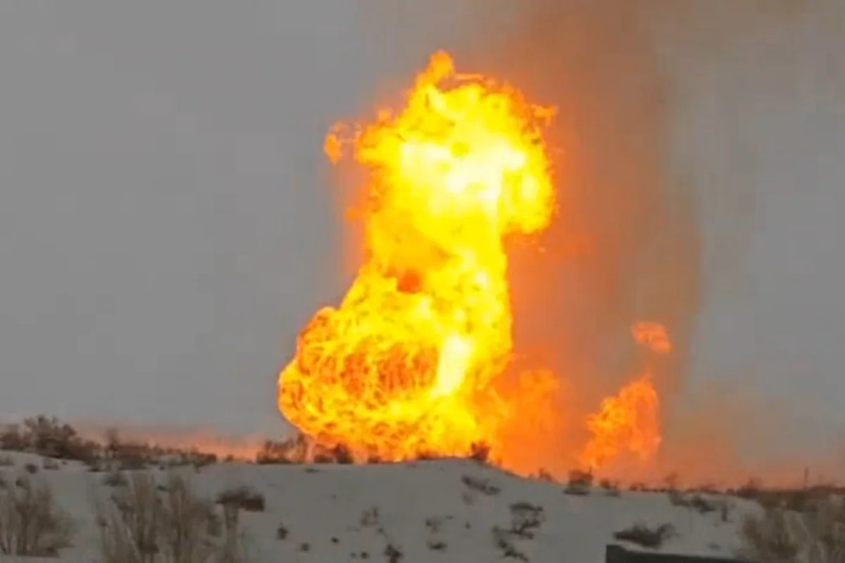 Leakage causes fire on Uzbekistan main gas pipeline