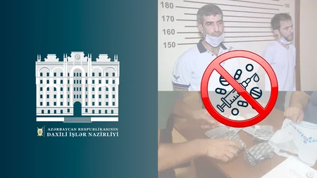 Binəqədidə onlayn yolla heroin və metamfetamin satan narkotacirlər saxlanılıb