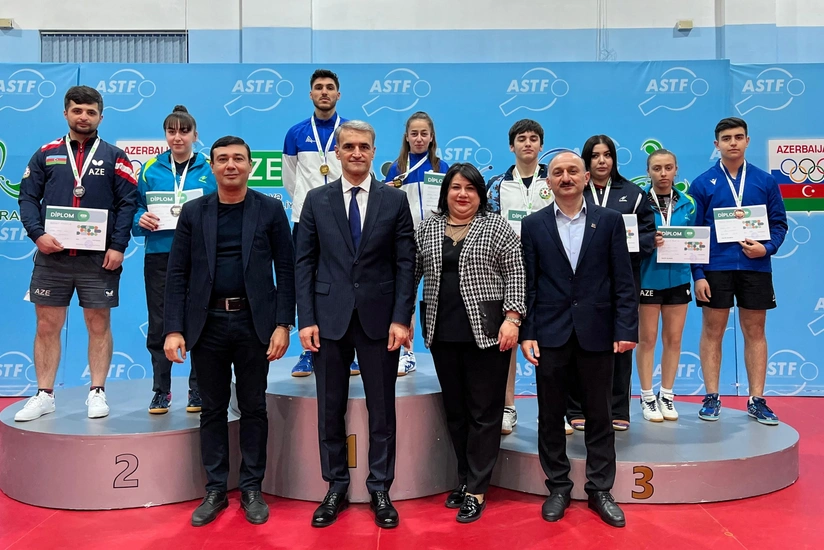 Stolüstü tennis üzrə Azərbaycan çempionları müəyyənləşib