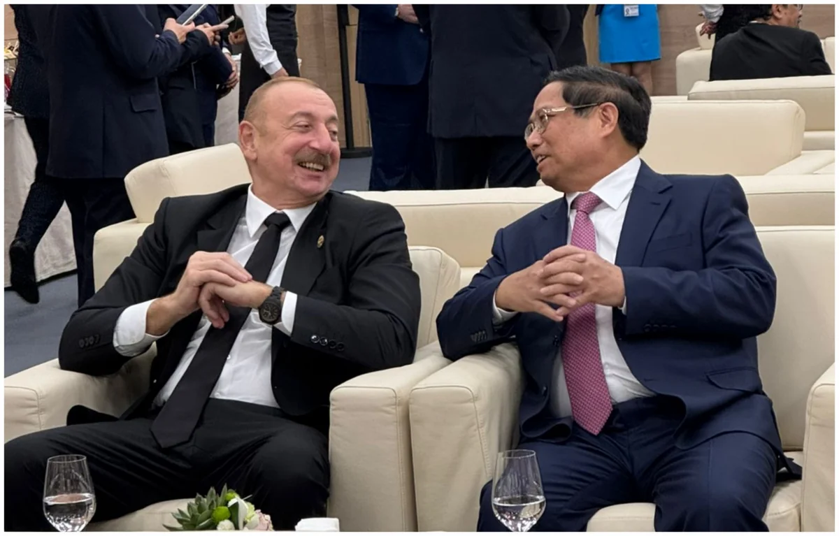 Azərbaycan Prezidenti Kazanda Vyetnamın Baş naziri ilə fikir mübadiləsi aparıb
