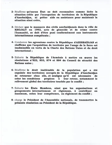 Djibouti recognizes Khojaly genocide