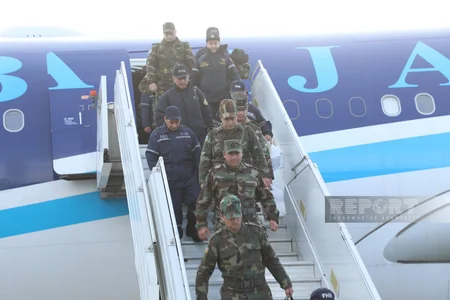 Türkiyədəki Azərbaycan xilasedicilərinin son qrupu Vətənə qayıdıb