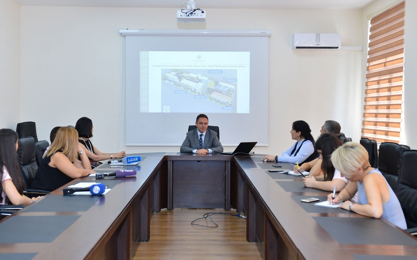 Sənaye və İnnovasiyalar üzrə Bakı Dövlət Peşə Təhsil Mərkəzinə infotur təşkil olunub