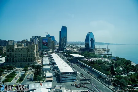 Formula 1 pilotları Bakıda - FOTOLAR