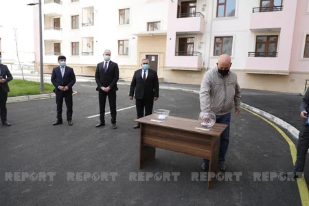 Çernobıl əlillərinə 30 mənzil təqdim olundu - VİDEO