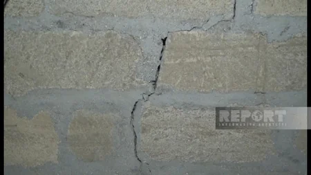 Şirvanda zəlzələ nəticəsində bir neçə evdə çatlar əmələ gəlib