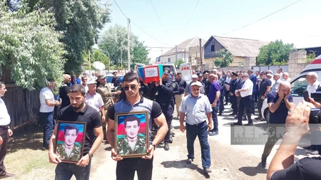 Saatlıda Birinci Qarabağ müharibəsinin şəhidi Namiq Cəfərov dəfn edilib - YENİLƏNİB