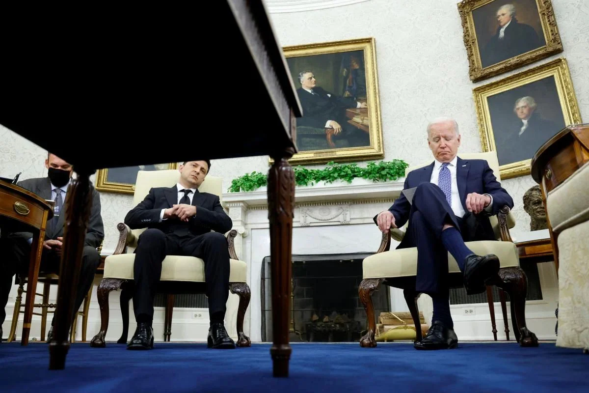 KİV: Bayden müharibədən əvvəlki sonuncu görüşdə Zelenskiyə əsəbləşib