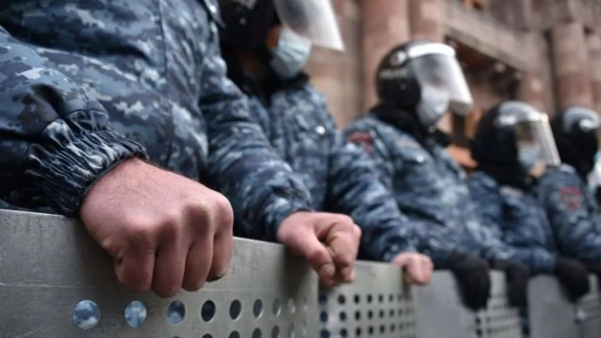 Nine apprehended during Yerevan protests