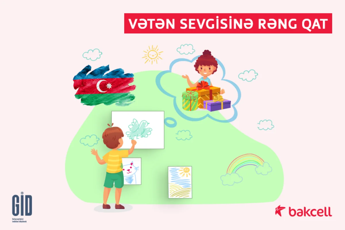 Uşaqlar arasında “Vətən sevgisinə rəng qat!” adlı rəsm müsabiqəsi keçiriləcək