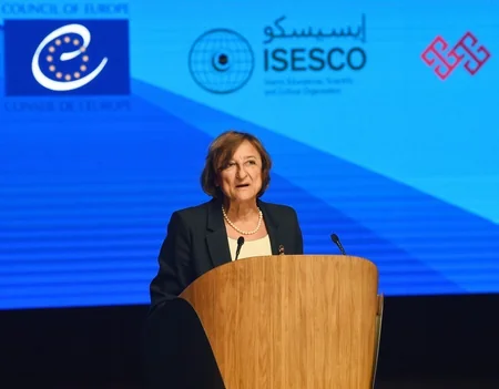 Bakıda V Ümumdünya Mədəniyyətlərarası Dialoq Forumu işə başlayıb, Prezident İlham Əliyev Forumun açılışında iştirak edib - YENİLƏNİB-2