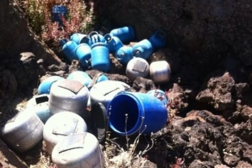 ​Türkiyənin Bitlis şəhərində bir ton partlayıcı maddə aşkarlanıb