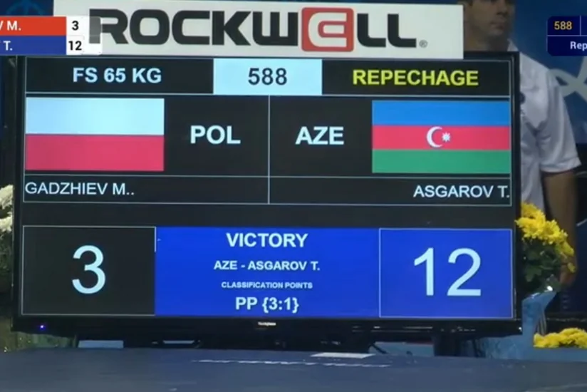 Azərbaycan ​güləşçisi Dünya çempionatında bürünc medal qazanıb - YENİLƏNİB
