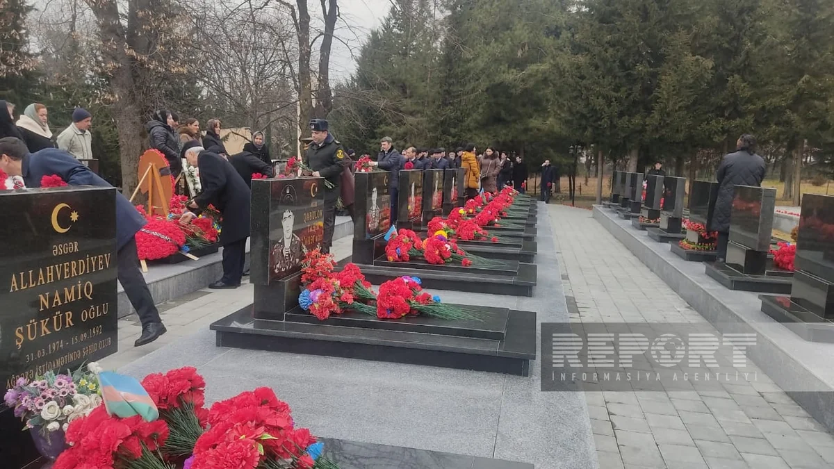 В северо-западных районах Азербайджана почтили память шехидов 20 Января